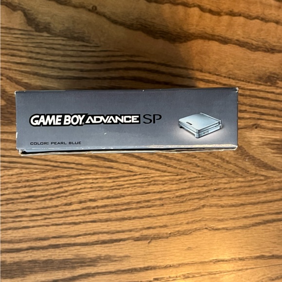 Nintendo Gameboy Advance SP System CIB 3rd party Charger Pearl Blue AGS 101 - Picture 8 of 13